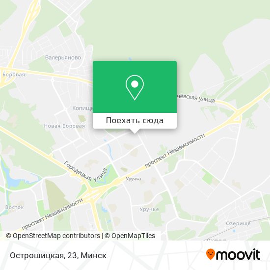 Карта Острошицкая, 23