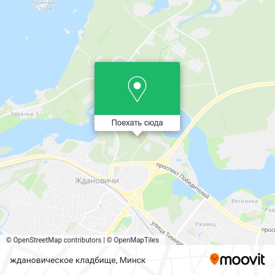 Карта ждановическое кладбище