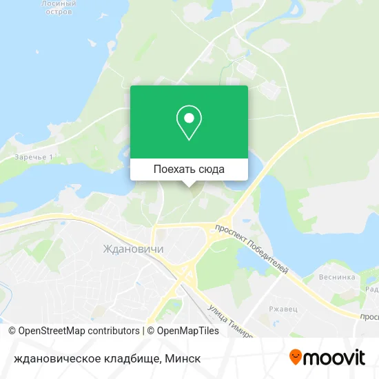 Карта ждановическое кладбище