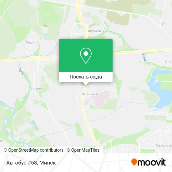 Карта Автобус #68
