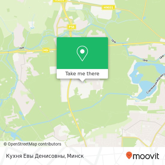 Карта Кухня Евы Денисовны
