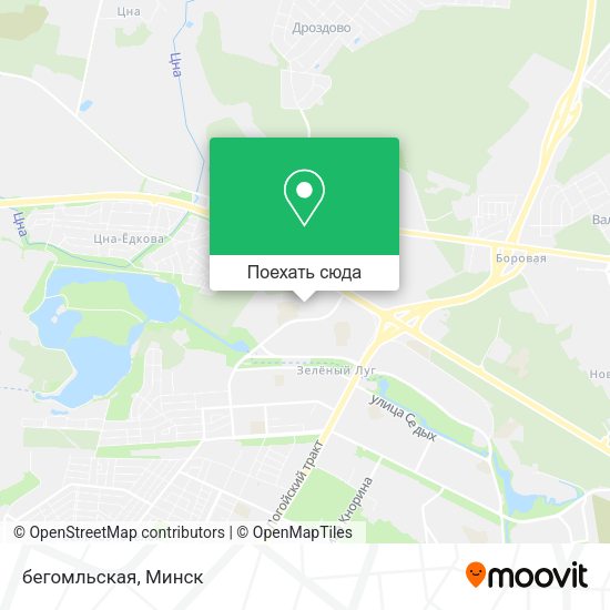 Карта бегомльская