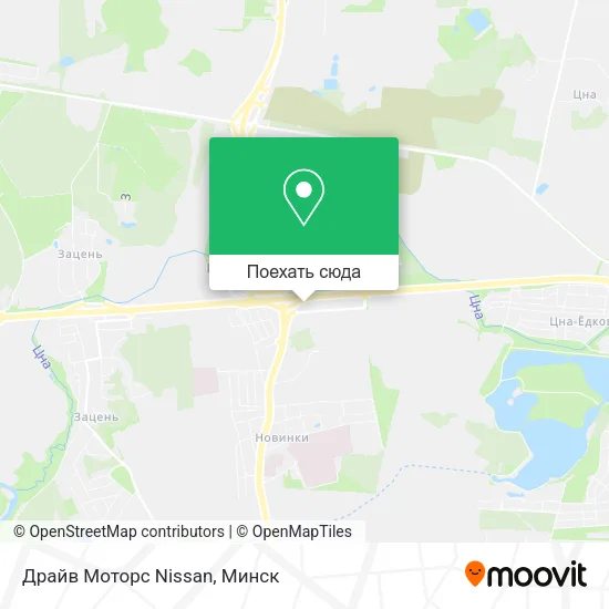 Карта Драйв Моторс Nissan