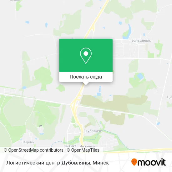Карта Логистический центр Дубовляны