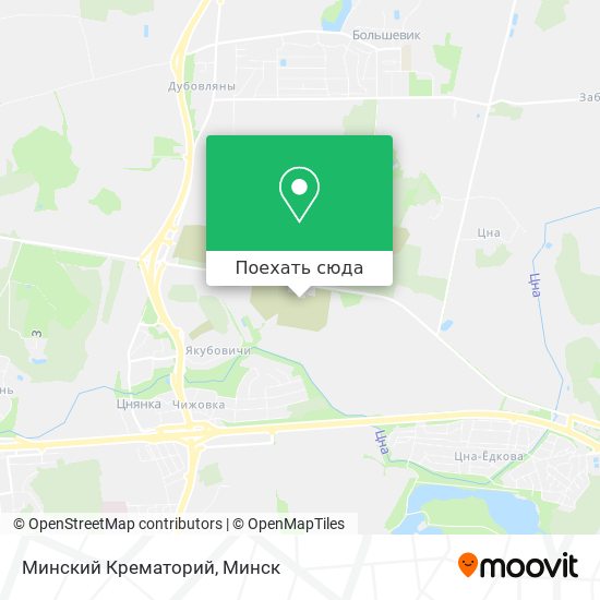 Карта Минский Крематорий