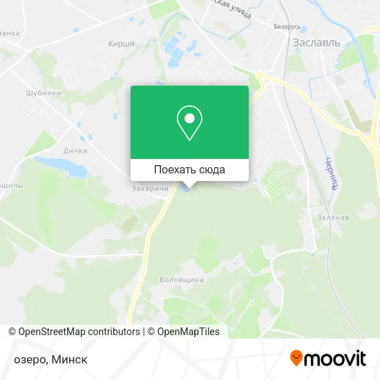 Карта озеро