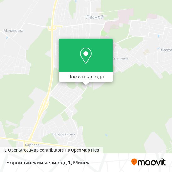 Карта Боровлянский ясли-сад 1