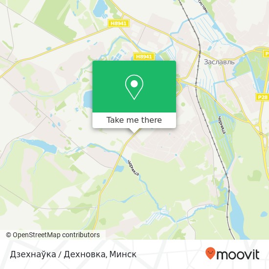 Карта Дзехнаўка / Дехновка