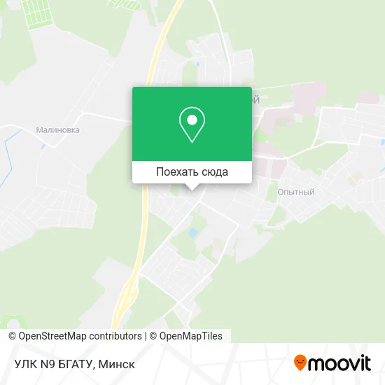 Карта УЛК N9 БГАТУ
