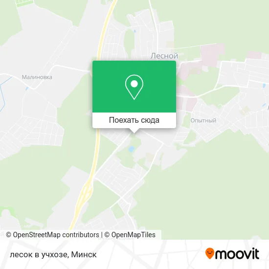 Карта лесок в учхозе