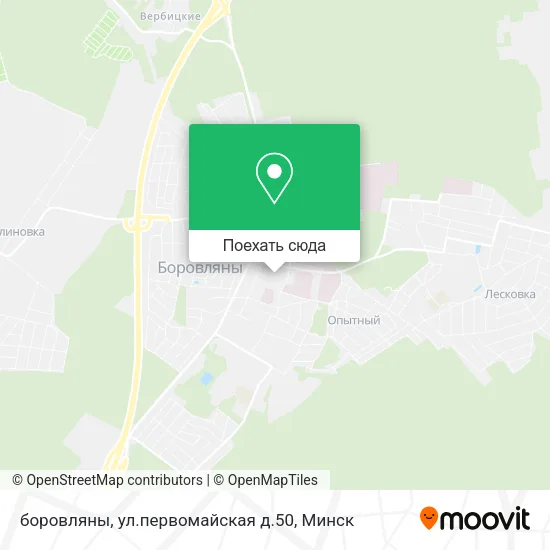 Карта боровляны, ул.первомайская д.50