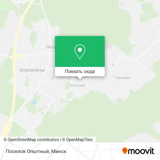 Карта Поселок Опытный