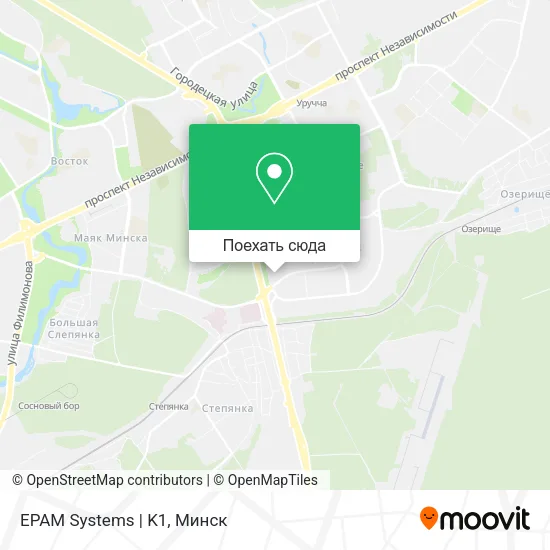 Карта EPAM Systems | K1