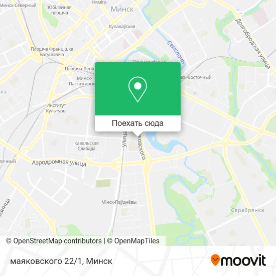 Карта маяковского 22/1