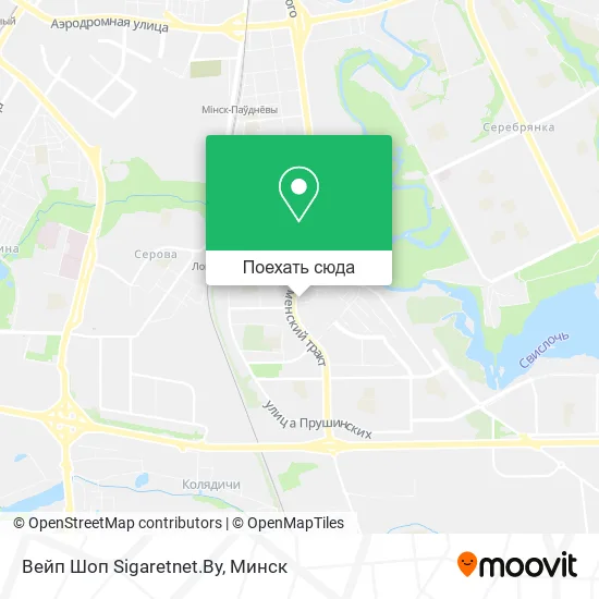 Карта Вейп Шоп Sigaretnet.By