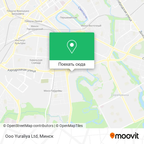 Карта Ooo Yuraliya Ltd
