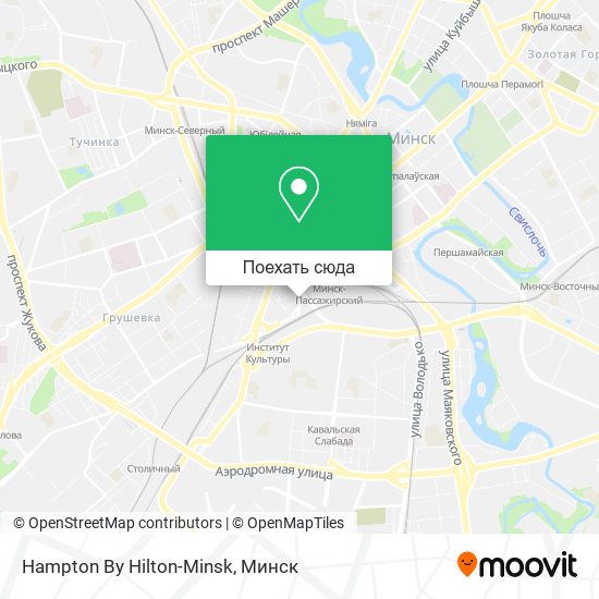 Карта Hampton By Hilton-Minsk
