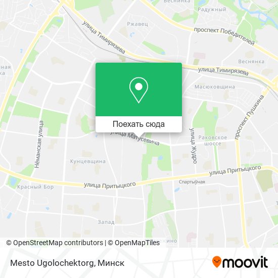 Карта Mesto Ugolochektorg