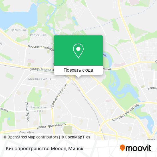 Карта Кинопространство Mooon