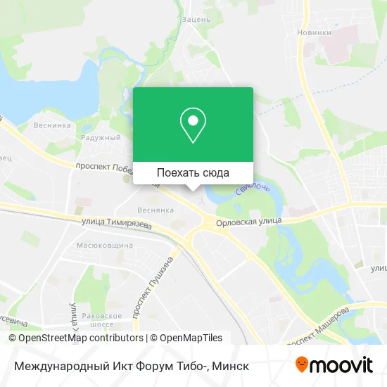 Карта Международный Икт Форум Тибо-