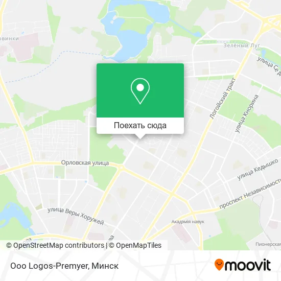 Карта Ooo Logos-Premyer