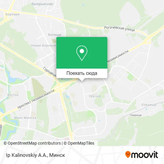 Карта Ip Kalinovskiy A.A.
