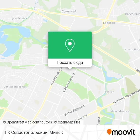 Карта ГК Севастопольский