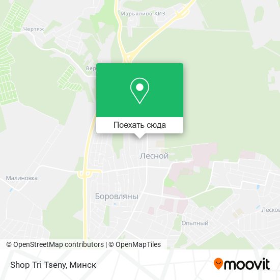 Карта Shop Tri Tseny