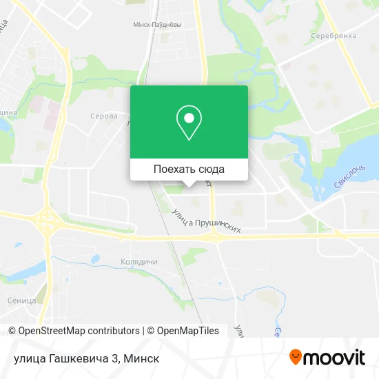 Карта улица Гашкевича 3