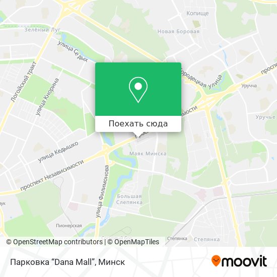 Карта Парковка “Dana Mall”