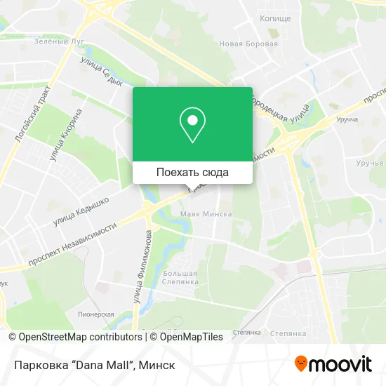 Карта Парковка “Dana Mall”