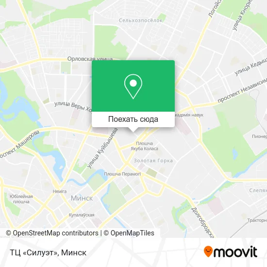 Карта ТЦ «Силуэт»