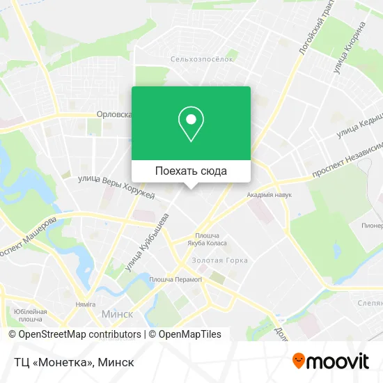Карта ТЦ «Монетка»