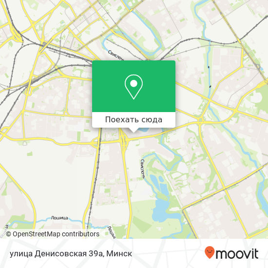 Карта улица Денисовская 39а