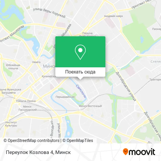 Карта Переулок Козлова 4