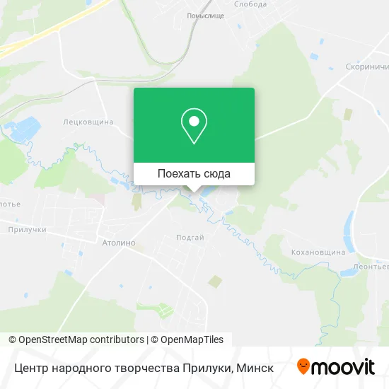 Карта Центр народного творчества Прилуки