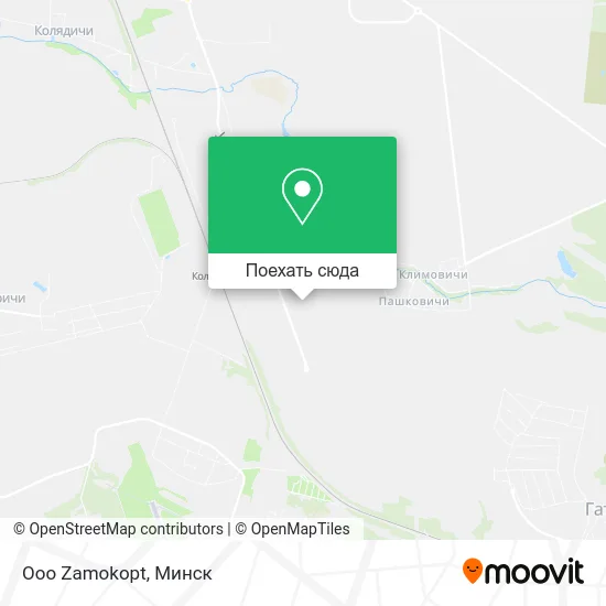 Карта Ooo Zamokopt