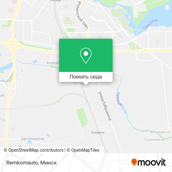 Карта Remkomauto