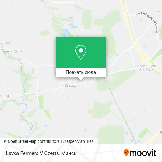 Карта Lavka Fermera V Ozerts
