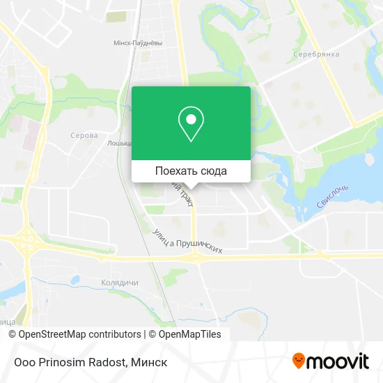 Карта Ooo Prinosim Radost