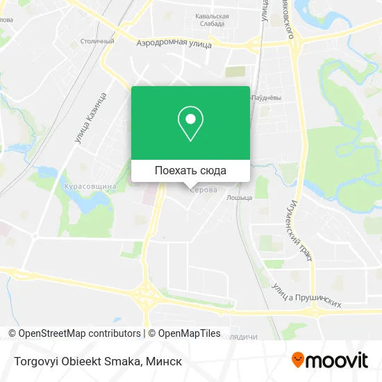 Карта Torgovyi Obieekt Smaka