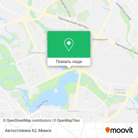 Карта Автостоянка 62