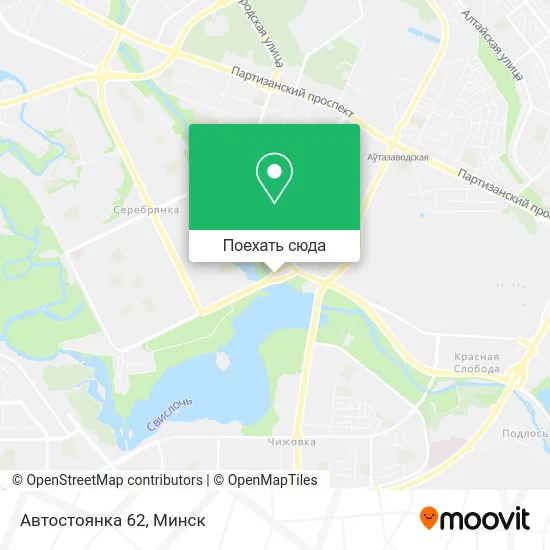 Карта Автостоянка 62