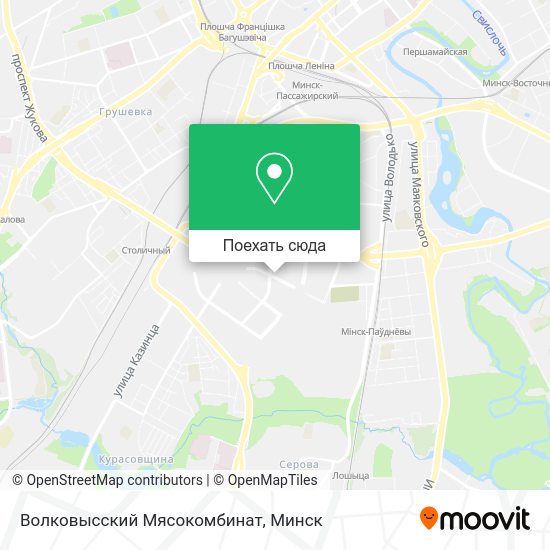 Карта Волковысский Мясокомбинат