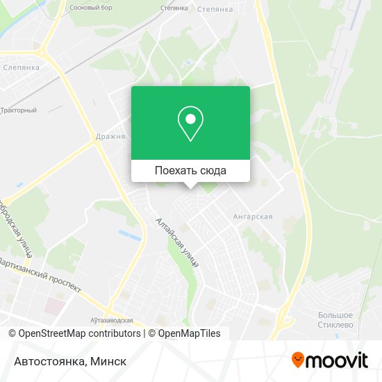 Карта Автостоянка
