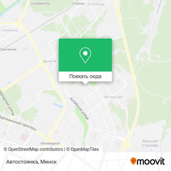Карта Автостоянка