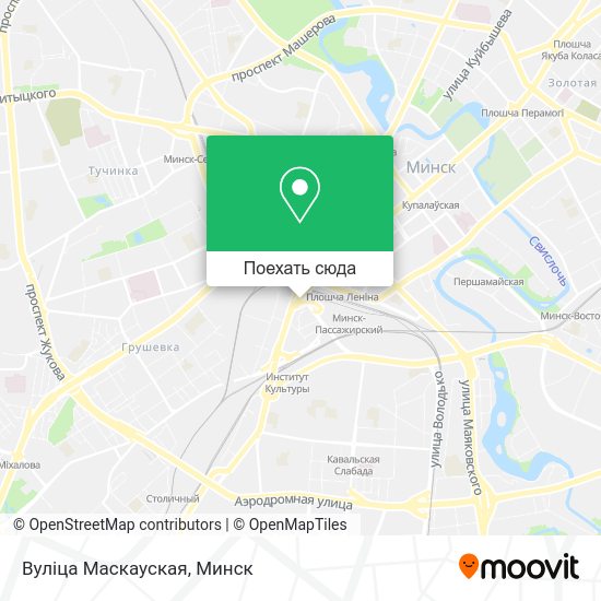 Карта Вуліца Маскауская