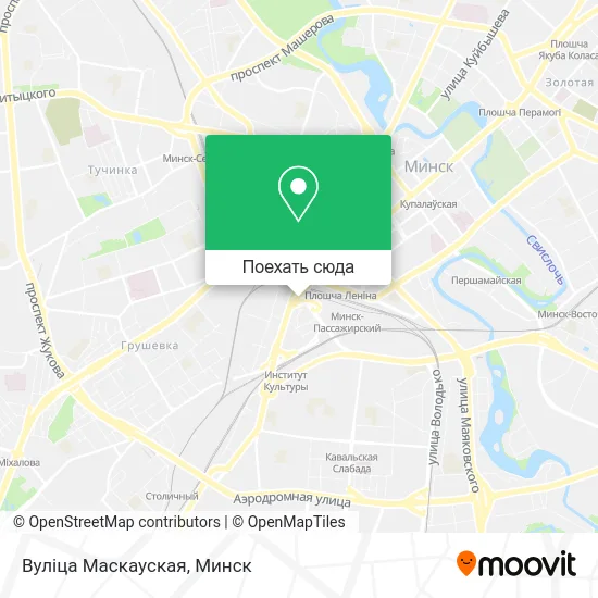 Карта Вуліца Маскауская