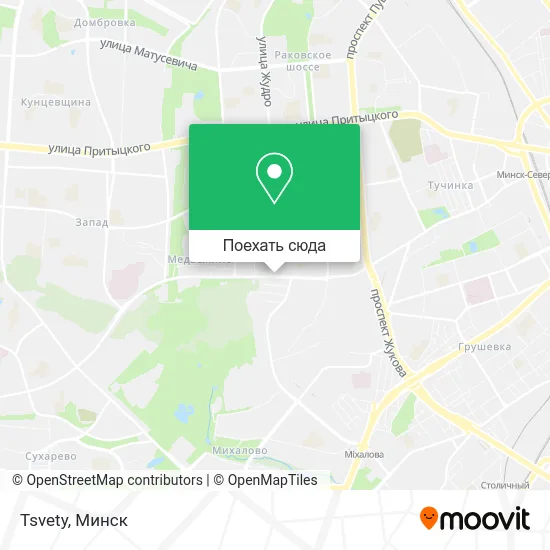 Карта Tsvety