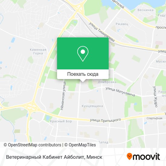 Карта Ветеринарный Кабинет Айболит